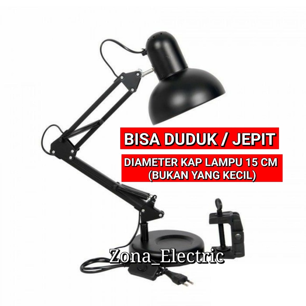 Jual LAMPU BELAJAR ARSITEK LAMPU BACA LAMPU KERJA DESK LAMP FITING