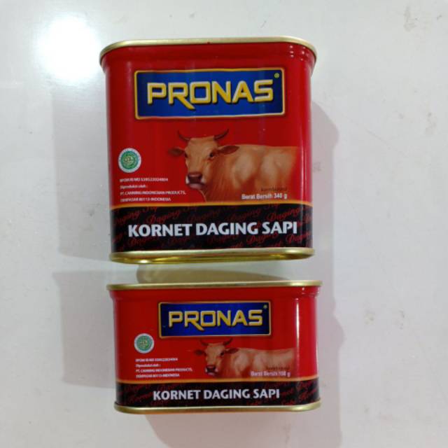 

PRONAS kornet beef kaleng 198/340gr