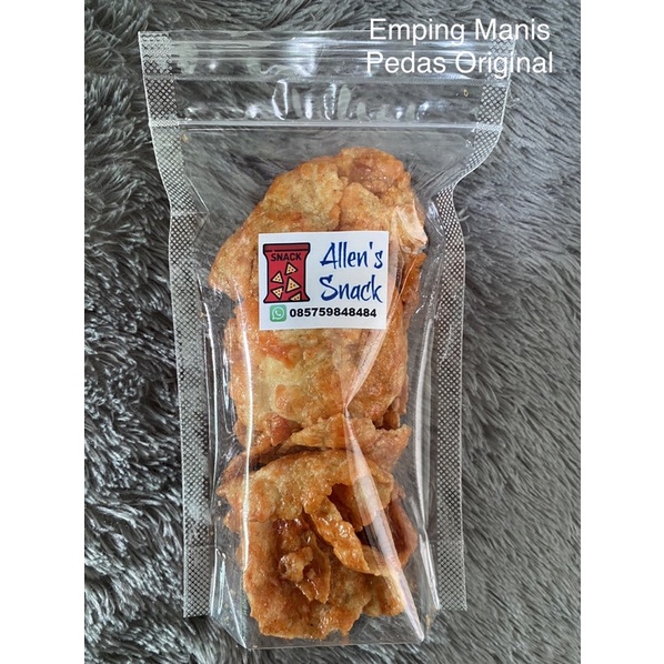 

Emping Ceplis Manis Pedas Thailand Asli Cilegon Berat 100 gram