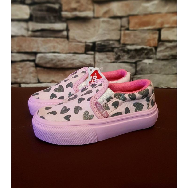 sepatu bayi perempuan vans pink size 17-25