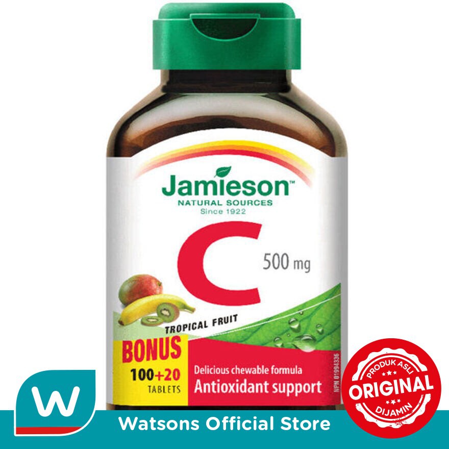 Jual Jamieson Vitamin C 120 Tablets Shopee Indonesia