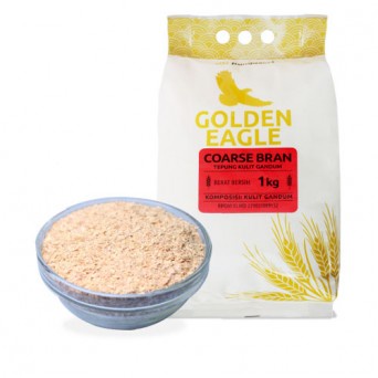 

COARSE BRAN TEPUNG KULIT GANDUM GOLDEN EAGLE 1 KG