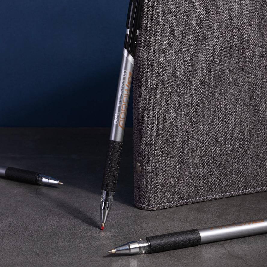 

Koleksi Terbaru Deli Ballpoint Pen / Bolpoin Pulpen 0.7mm Tinta Hitam & Biru Isi 12 pcs Penulisan Halus Pegangan Nyaman EQ11 0GF+