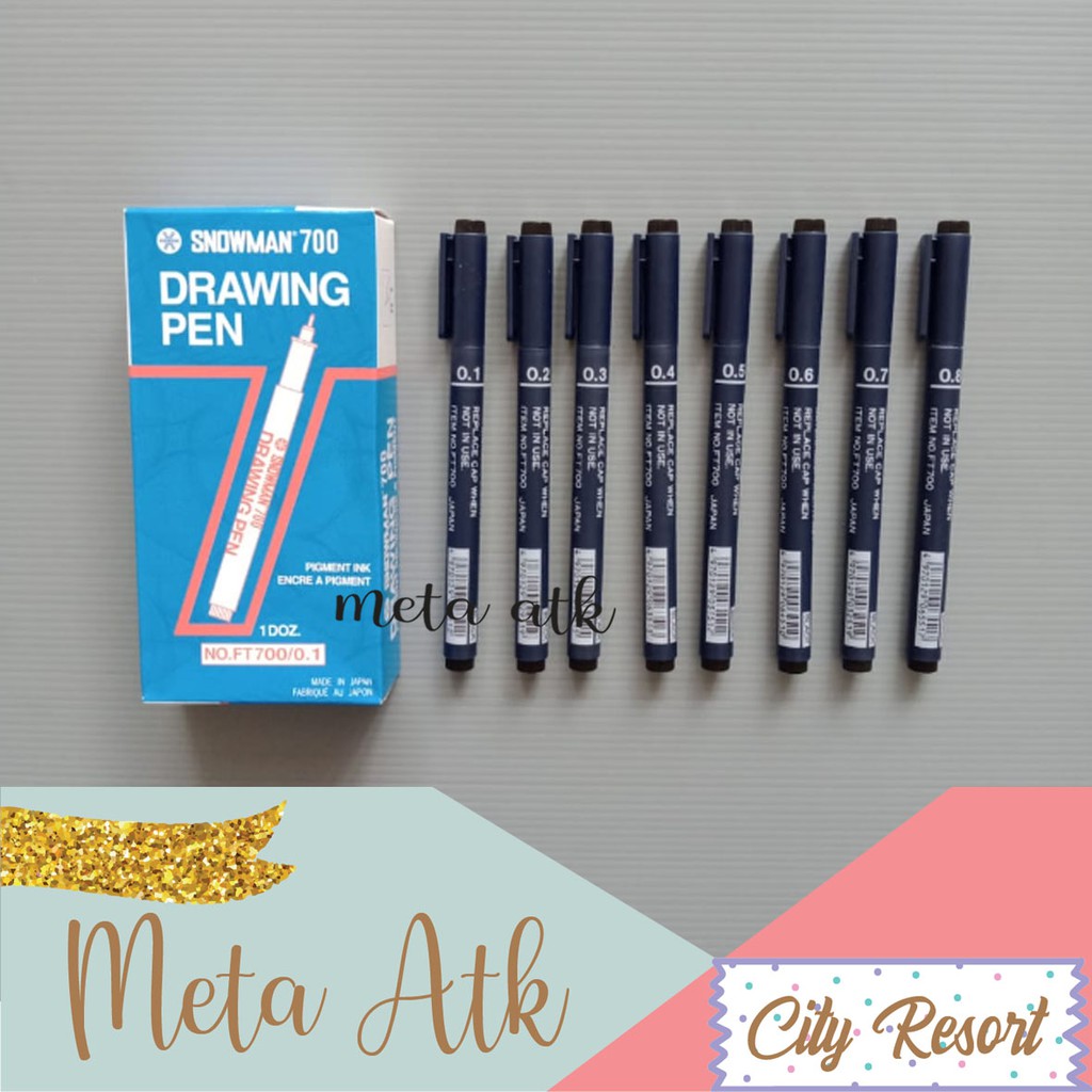 

Drawing Pen Snowman (1pc)