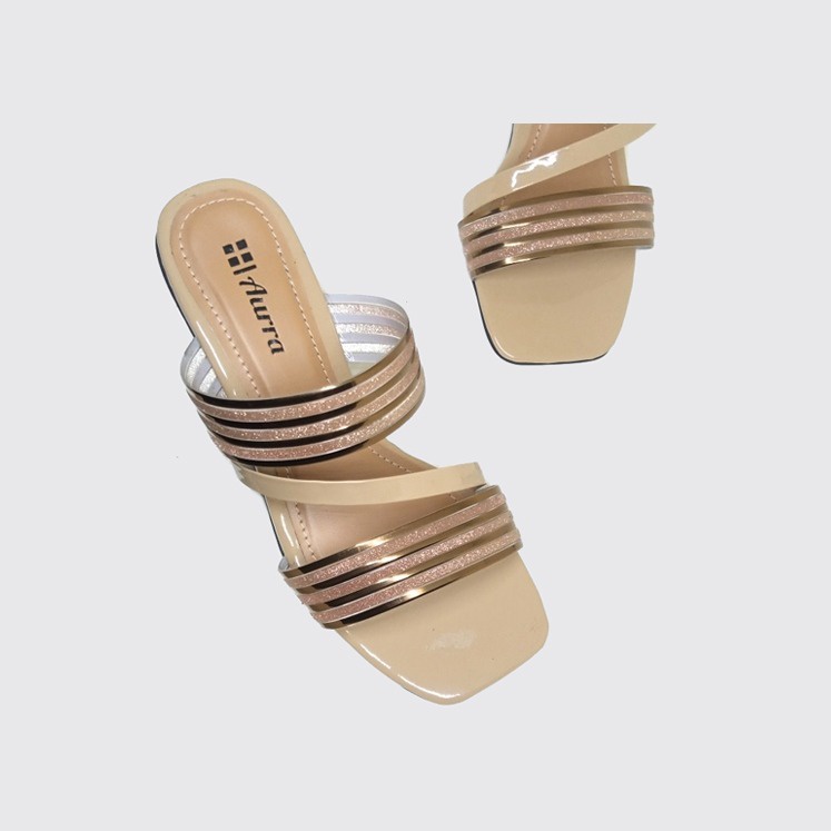 Aurra big size shoes heels premium / sandal heel wanita ukuran jumbo besar hak kaca