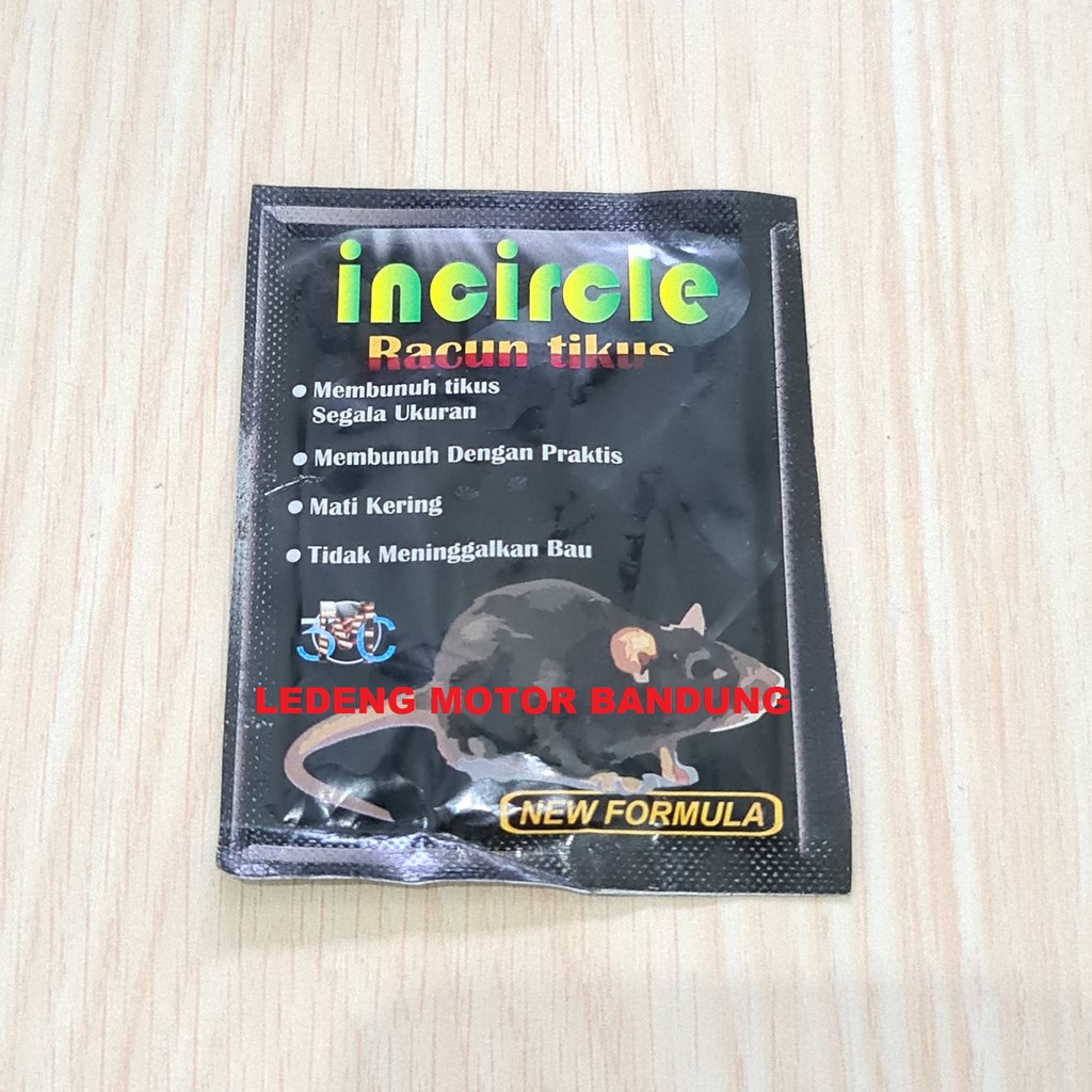 Incircle Racun Tikus Pest Control Obat Ampuh Mati Kering Tidak Bau Sachet