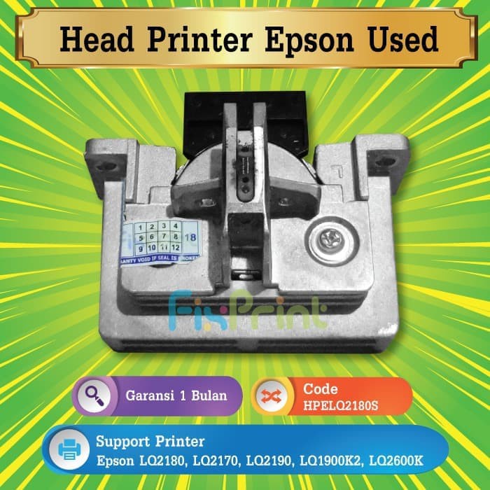 Print Head Printer Epson LQ2190 LQ2180 LQ2170 Printhead Dot Matrix LQ-2190 LQ-2180 Original Used