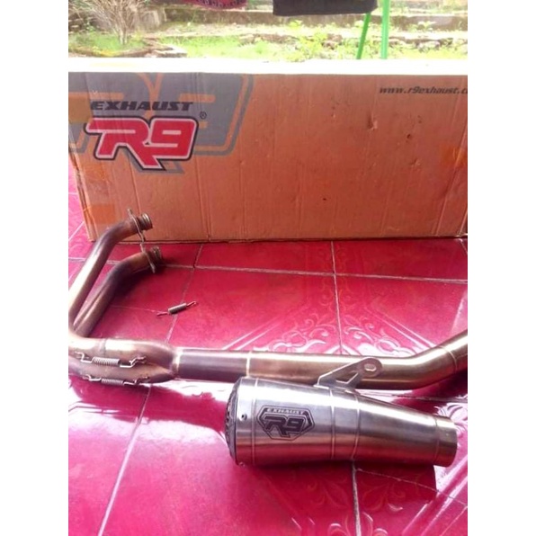 Knalpot Racing GP R9 NINJA 250 Fi Old GP R9 Original Full stenlis NINJA 250 Fi