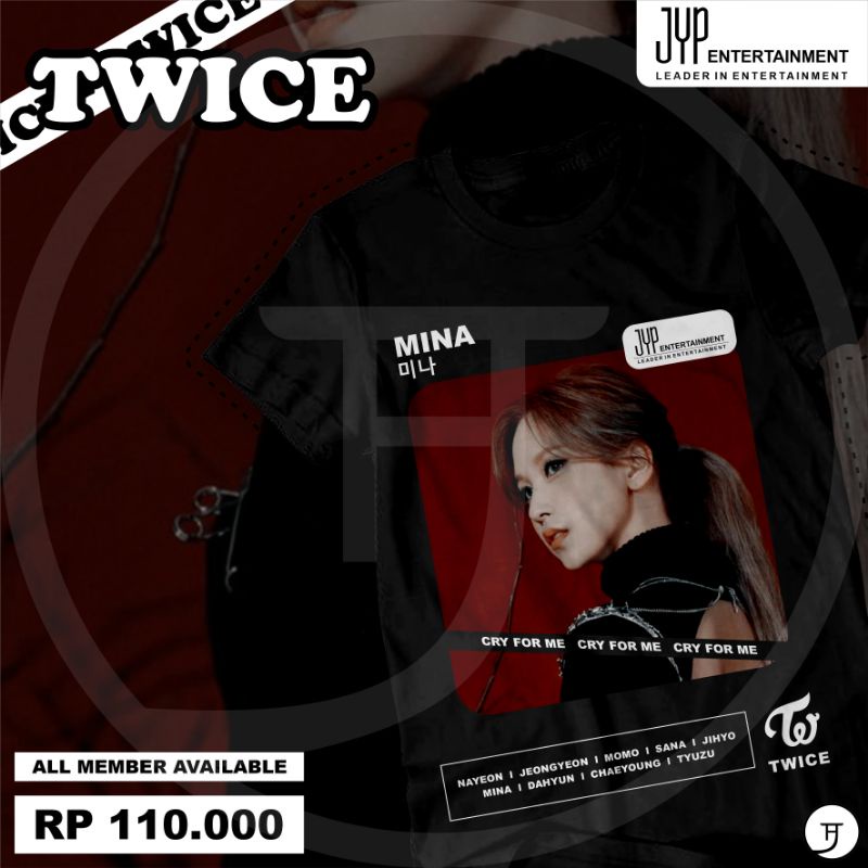 Kaos Desain Twice 'Mina'