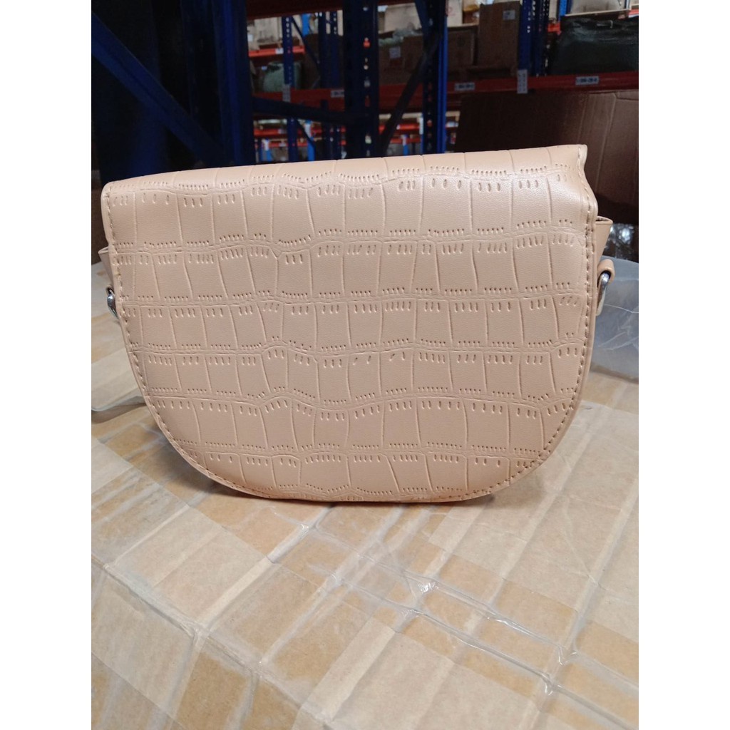 FYGALERYSURABAYA FYG1420 Tas Selempang Bahu Wanita LILAC Croc Motif Hits