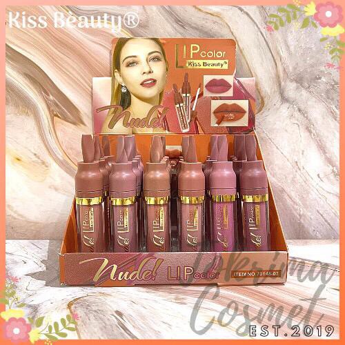 (CYBER) COD TERBARU Lipgloss Kiss Beauty Nude Edition Terbaru