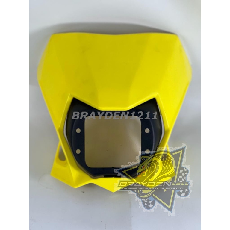 LAMPU HEADLAMP KLX BF DTRACKER KLX/BATOK LAMPU DEPAN KLX BF DTRACKER/KEDOK DEPAN KLX TANPA LAMPU