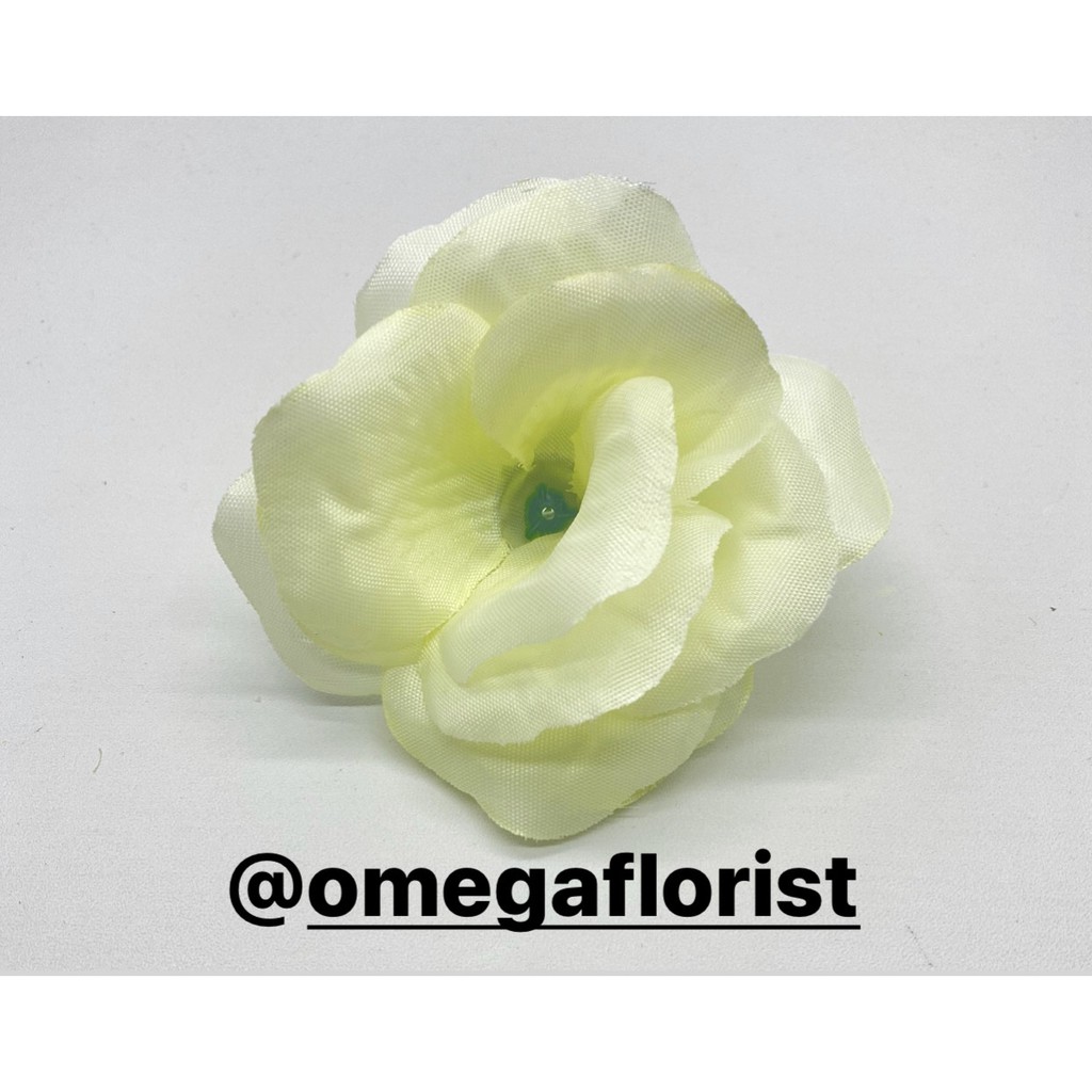 Kuntum Bunga Artificial Bunga Artificial/Bunga Plastik/Bunga Dekorasi/Dekorasi Pernikahan/Pernikahan-Putih Gading