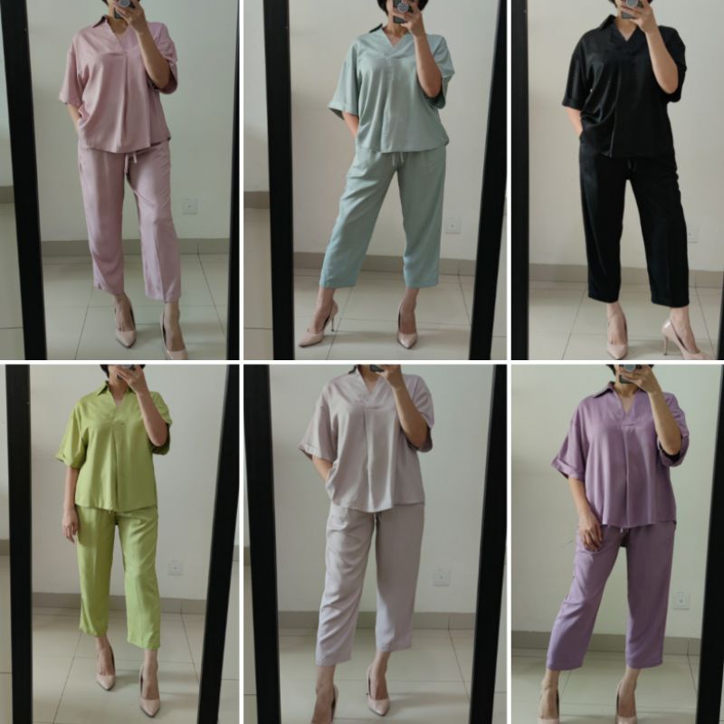 setelan wanita USAGI RAYON SET