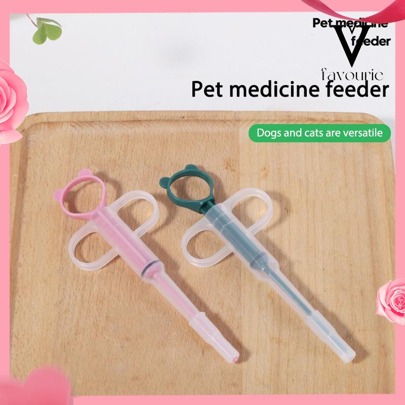 [COD]Pet Feeder Dorong-tarik Cat Dan Dog Universal Liquid Pills Pet Feeding Stick Peralatan Makan-FA