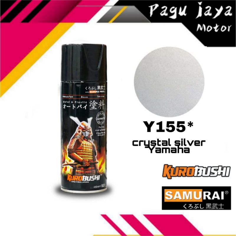 samurai paint 400ml crystal kristal silver yamaha Y155* cat semprot spray