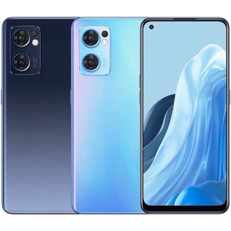 HANDPHONE OPPO RENO 7 5G RAM 8GB ROM 256GB STARRY BLACK STARTRAILS BLUE GARANSI RESMI INDONESIA