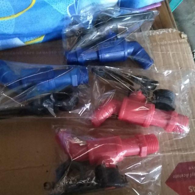 Kran Air 3/4 / 1/2 Hpp Kamar Mandi (kran Bola Hpp Gg Biru 3/4 / 1/2 )