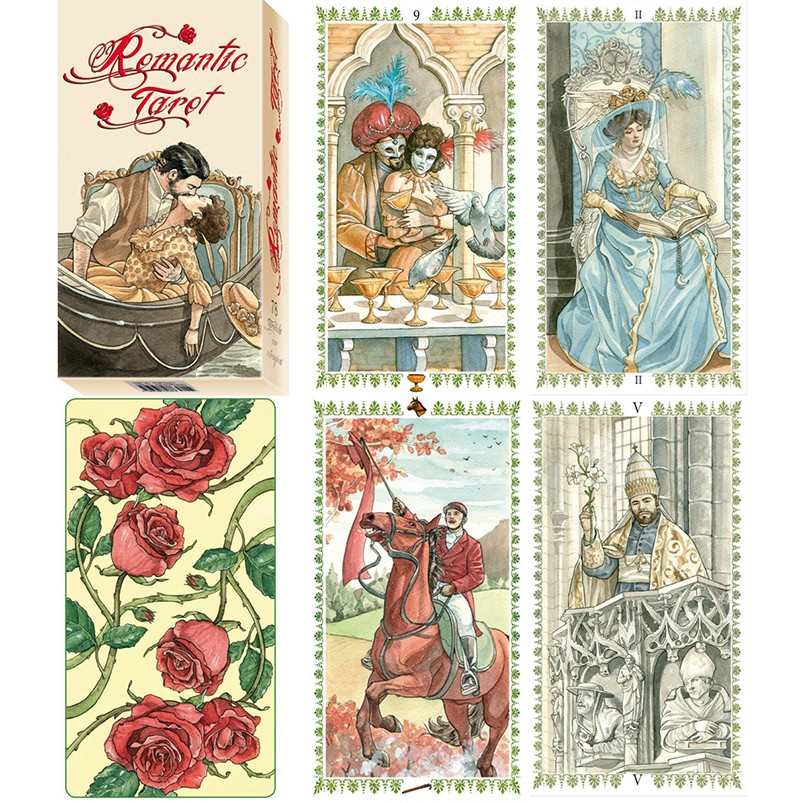 [READY REPRINT] Romantic Tarot Deck Kartu Set