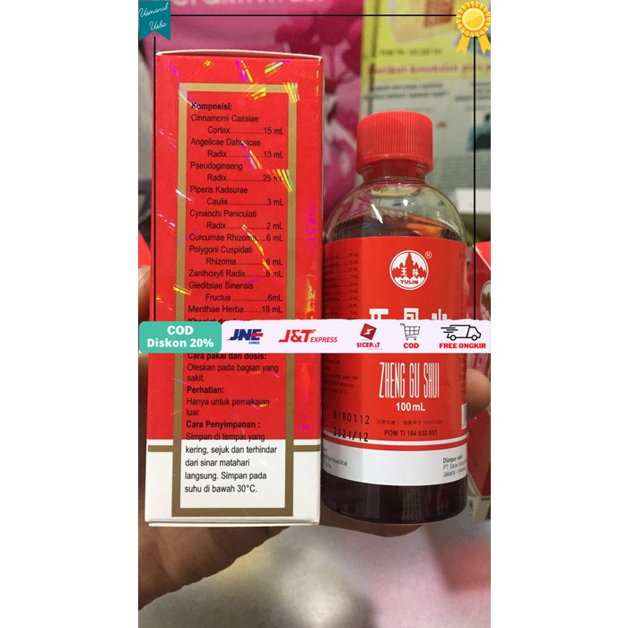 

◾COD◾ ZHENG GU SHUI 100ml keseleo jatuh kepukul dan patah tulang