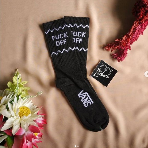 KAOS KAKI FUCK OFF / FUCK OFF SOCK / SKATESOCK / OLDSCHOOL SOCK