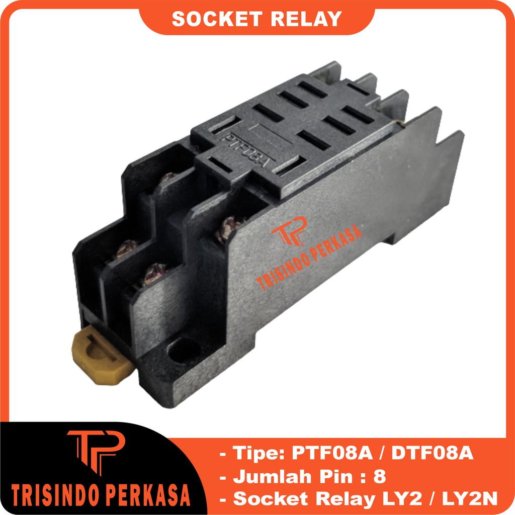 SOCKET RELAY LY2/LY2N PTF 083A 08A 8pin