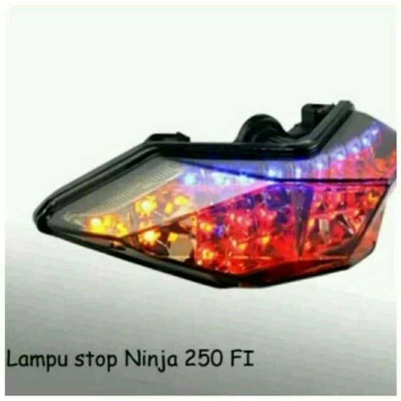 LAMPU STOP 3 IN 1 NINJA 250 FI ATAU STOPLAMP 3 IN 1 NINJA 250 FI