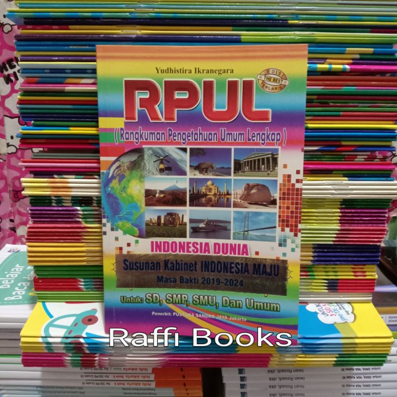 Buku RPUL - RPUL Indonesia Dunia Untuk SD, SMP, SMA dan Umum Sandro Jaya