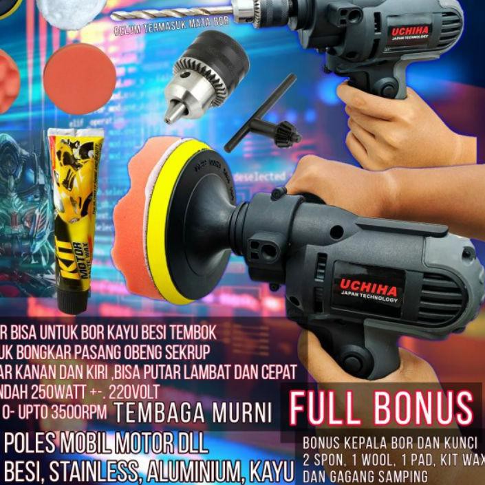 ✿ MESIN POLES MOBIL MOTOR MESIN POLISHER UCHIHA JAPAN ✶