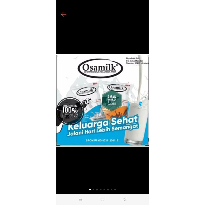 

Susu Osamilk Vanila Penggemuk Badan