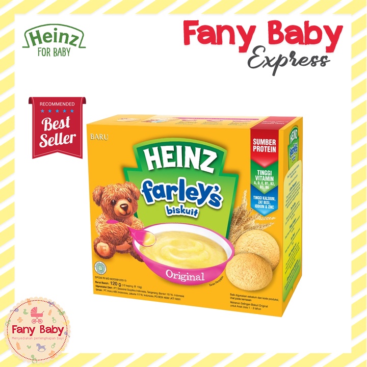 [BUY 1 GET 1] HEINZ FARLEYS RUSK / BISKUIT BAYI 120G