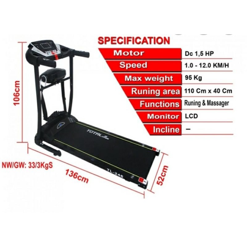 Treadmill TL-246