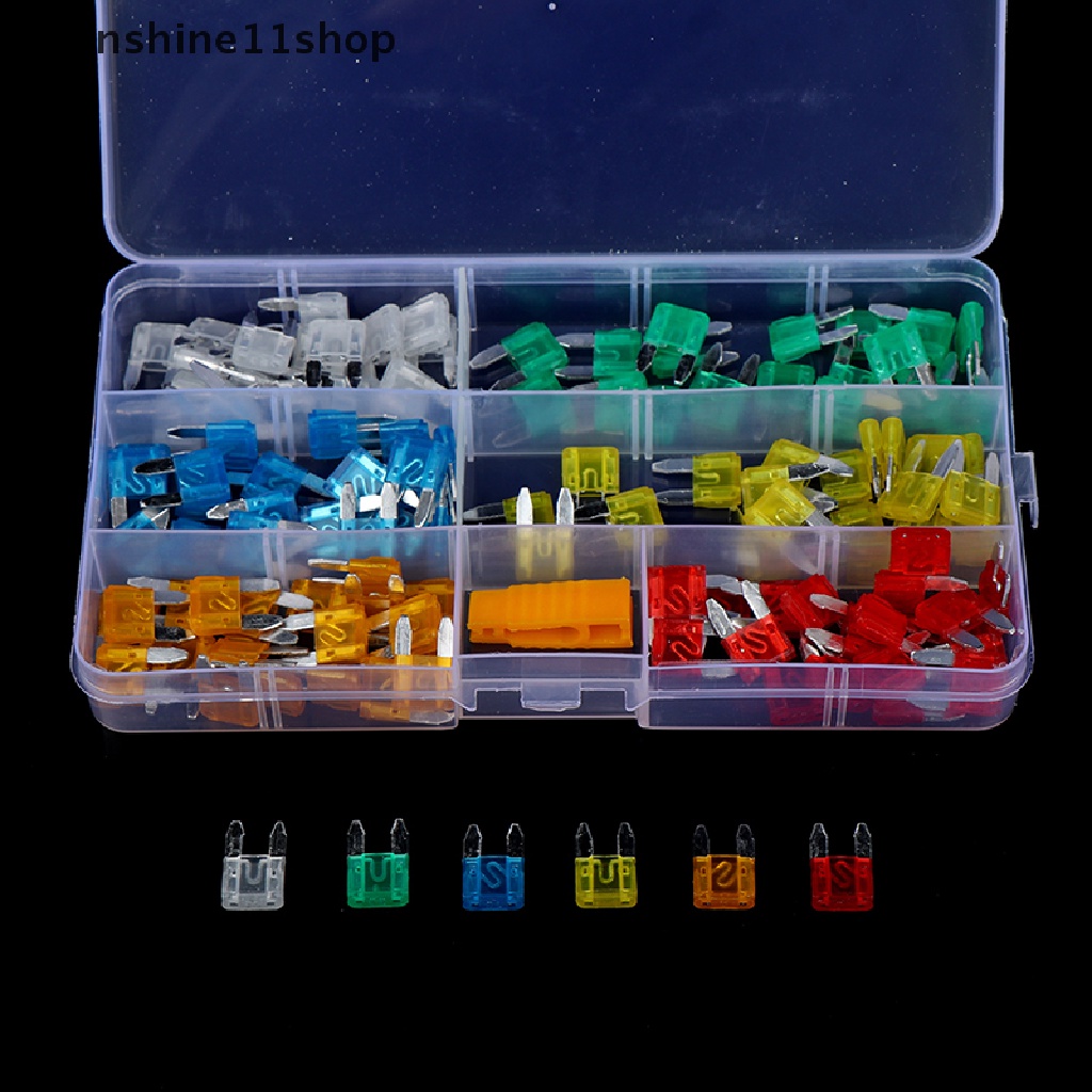 Sho - 120pcs / Set Blade Fuse / Sekring Listrik Mini Untuk Mobil / Truk