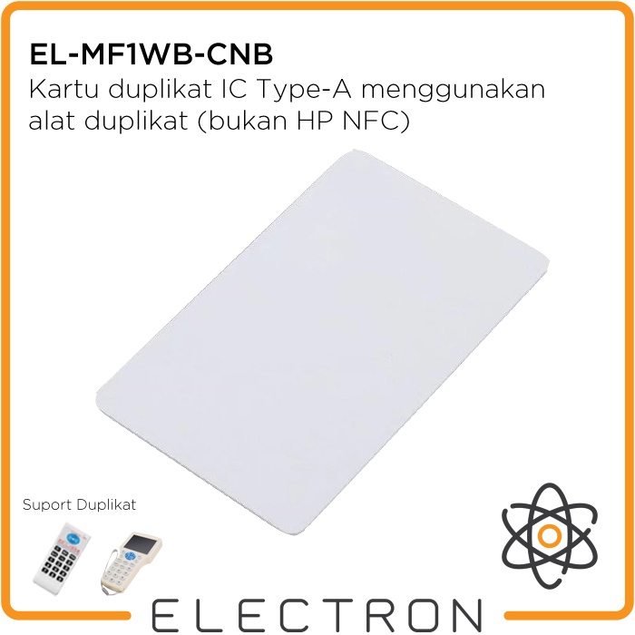 13.56 Mhz Rewritable UID Card - Writable Rewritable Clone Duplicate Kartu Duplikat 13.56MHz