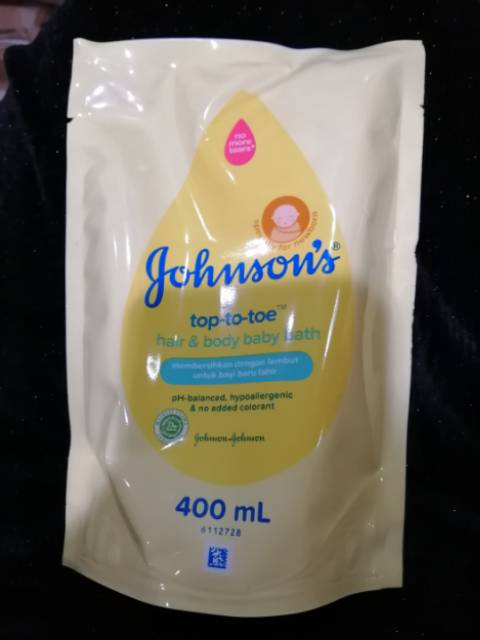 Johnson's johnsons Baby Top To Toe (top-to-toe) Hair &amp; Body Baby Wash Refill 400ml 400 ml