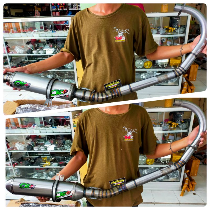 Knalpot CKC Original Galvanis Tiger Bulat Kapsul