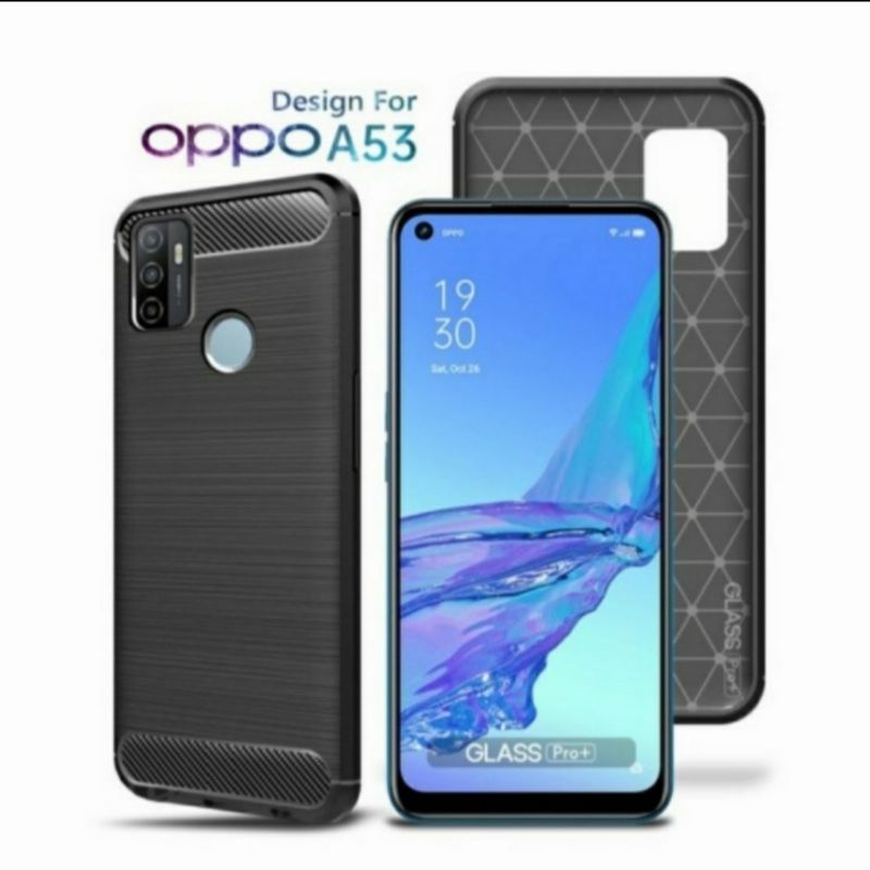 Oppo A33 A53 soft case silikon carbon