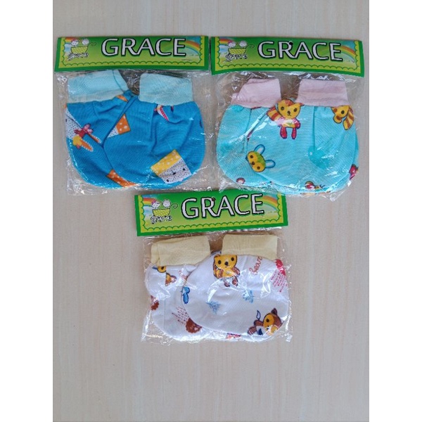 3pcs Sarung tangan bayi GRACE