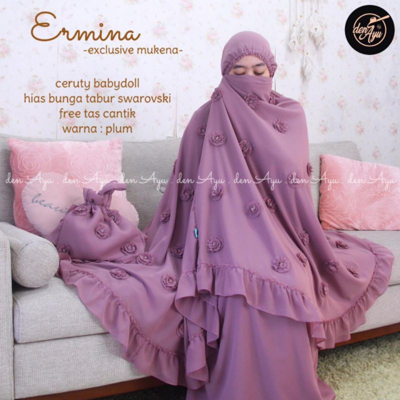 Ermina Exclusive Mukena Ori By Den Ayu