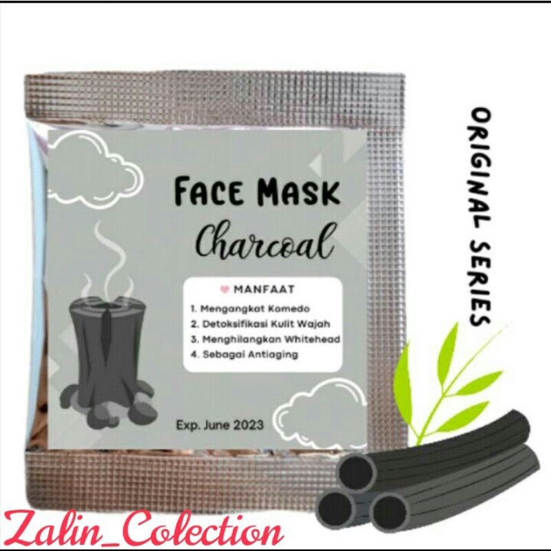 Masker wajah/Masker wajah organik/Masker wajah BPOM/Masker wajah (arang)