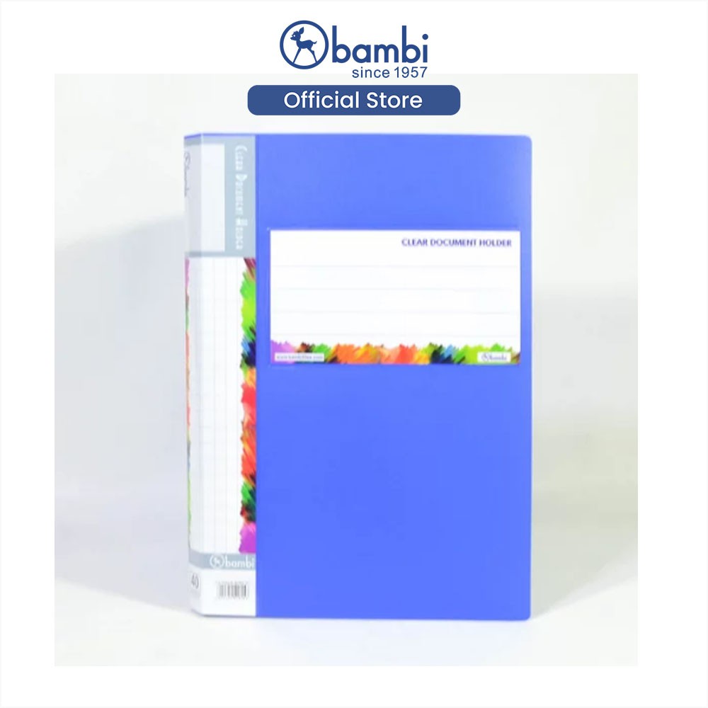 

Bambi Dokumen Folder Folio Isi 60 Pocket Tipe Document Pocket Edisi Display Book All Color Original