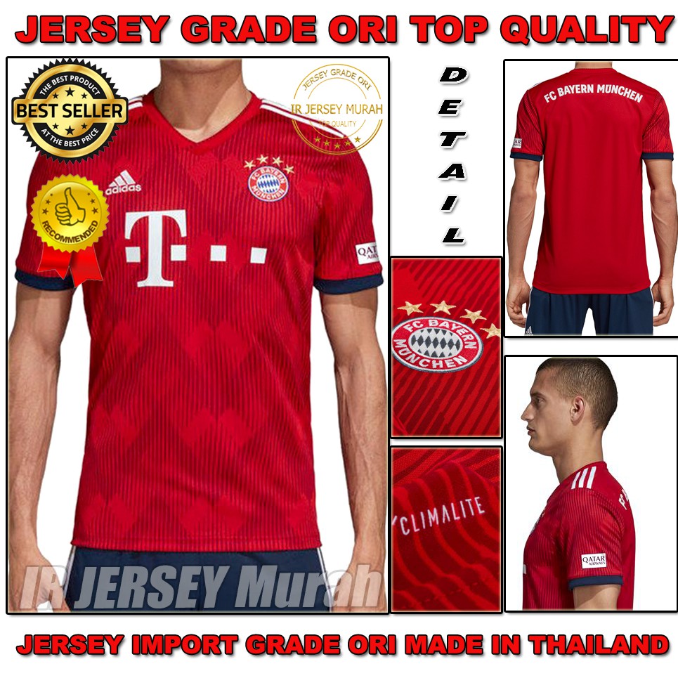 Obral Jersey Sepak Bola  Bayern  Munchen  Home 2021 2021 Baju  