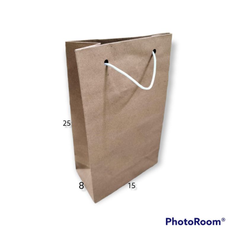 

Paper bag polos ukuran 15x8x25 / pxlxt