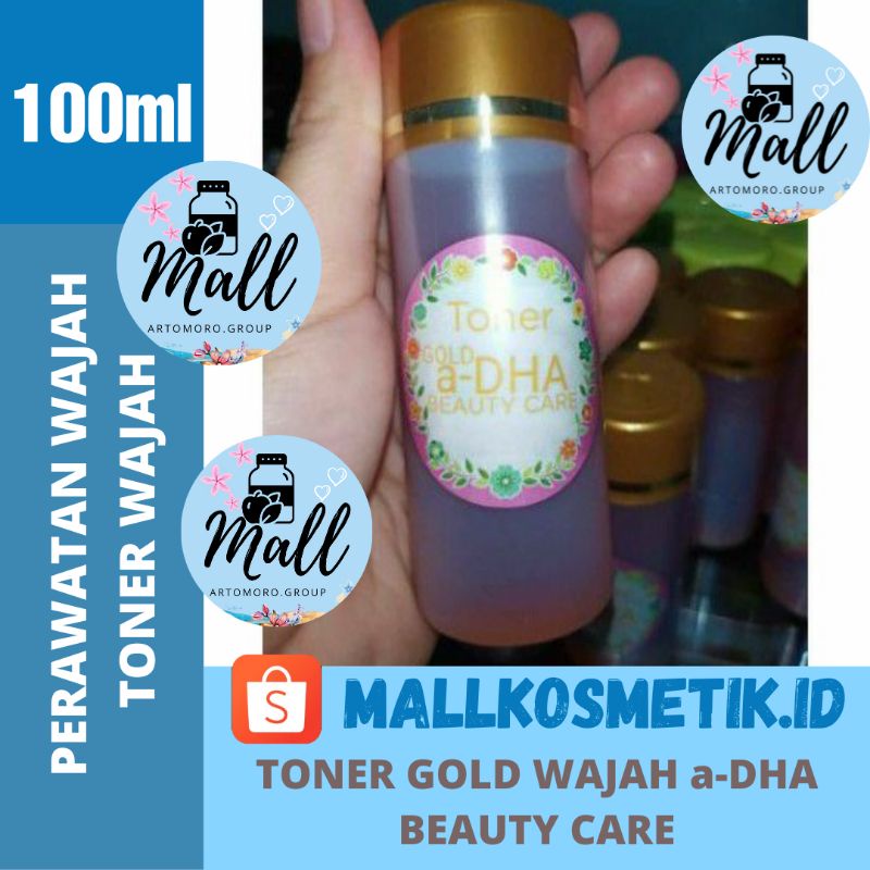 TONER WAJAH A-DHA GOLD ADHA BEAUTY CARE ORIGINAL