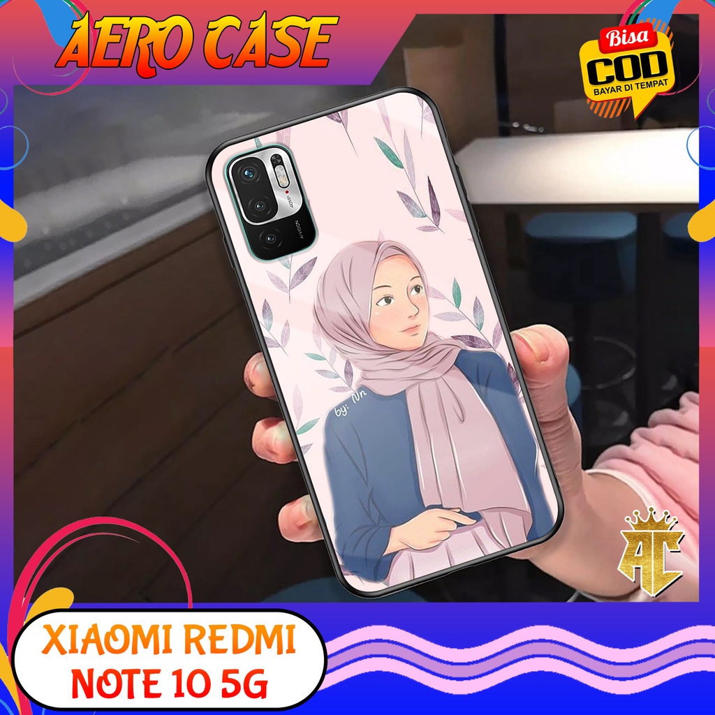 Case XIAOMI REDMI NOTE 10 5G - Casing REDMI NOTE 10 5G Terbaru AERO CASE [ MOTIF HIJAB ] Silikon XIA