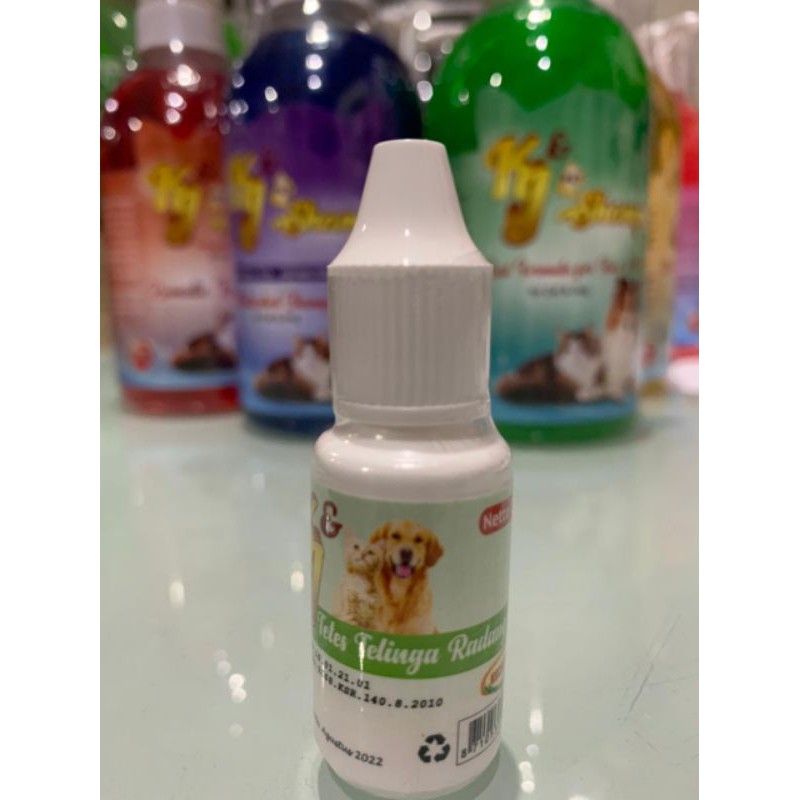 obat tetes telinga radang akut k&amp;j 10ml cat dan dog