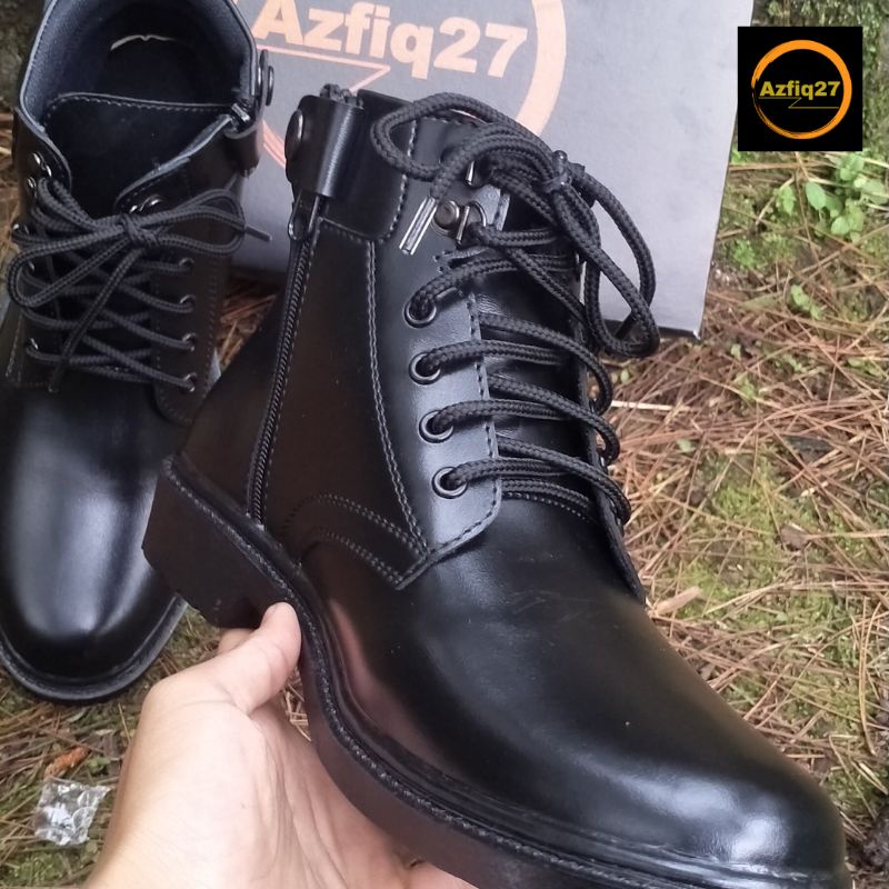 Sepatu Pdh Tni Polri Security Dop Terbaru Original Resleting Merk Azfiq27 #2