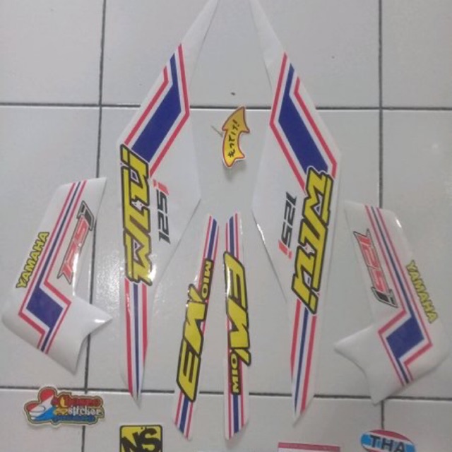 Striping mio m3 white flag thailand