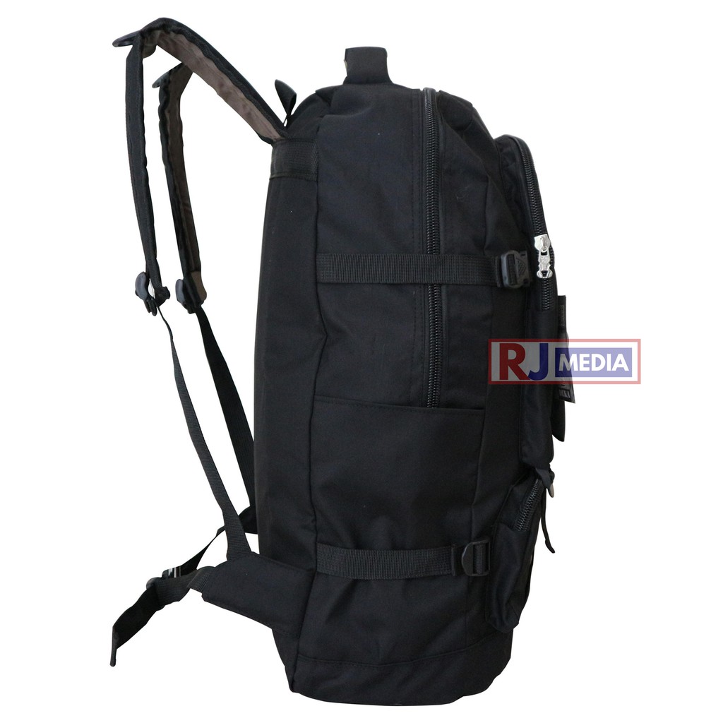 Tas Carrier Kanvas Distro Gunung Tas Backpack Sano Deka Besar Hitam Bahan Tebal Kuat Berkualitas Ransel Outdoor Kekinian Carrier Premium Kapasitas Besar Jahitan Kuat Bahan Awet