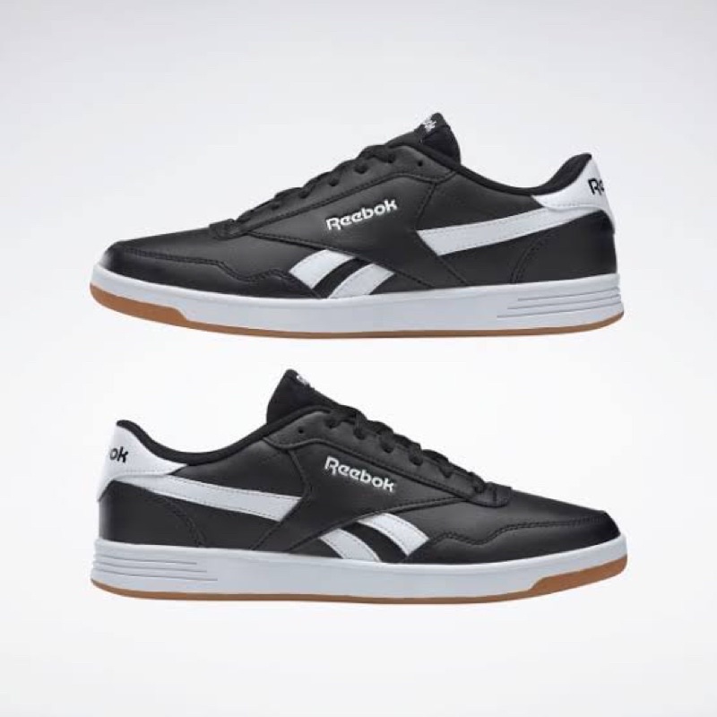 [PRELOVED] ORIGINAL REEBOK ROYAL TECHQUE BLACK MEN SHOES WITH BOX